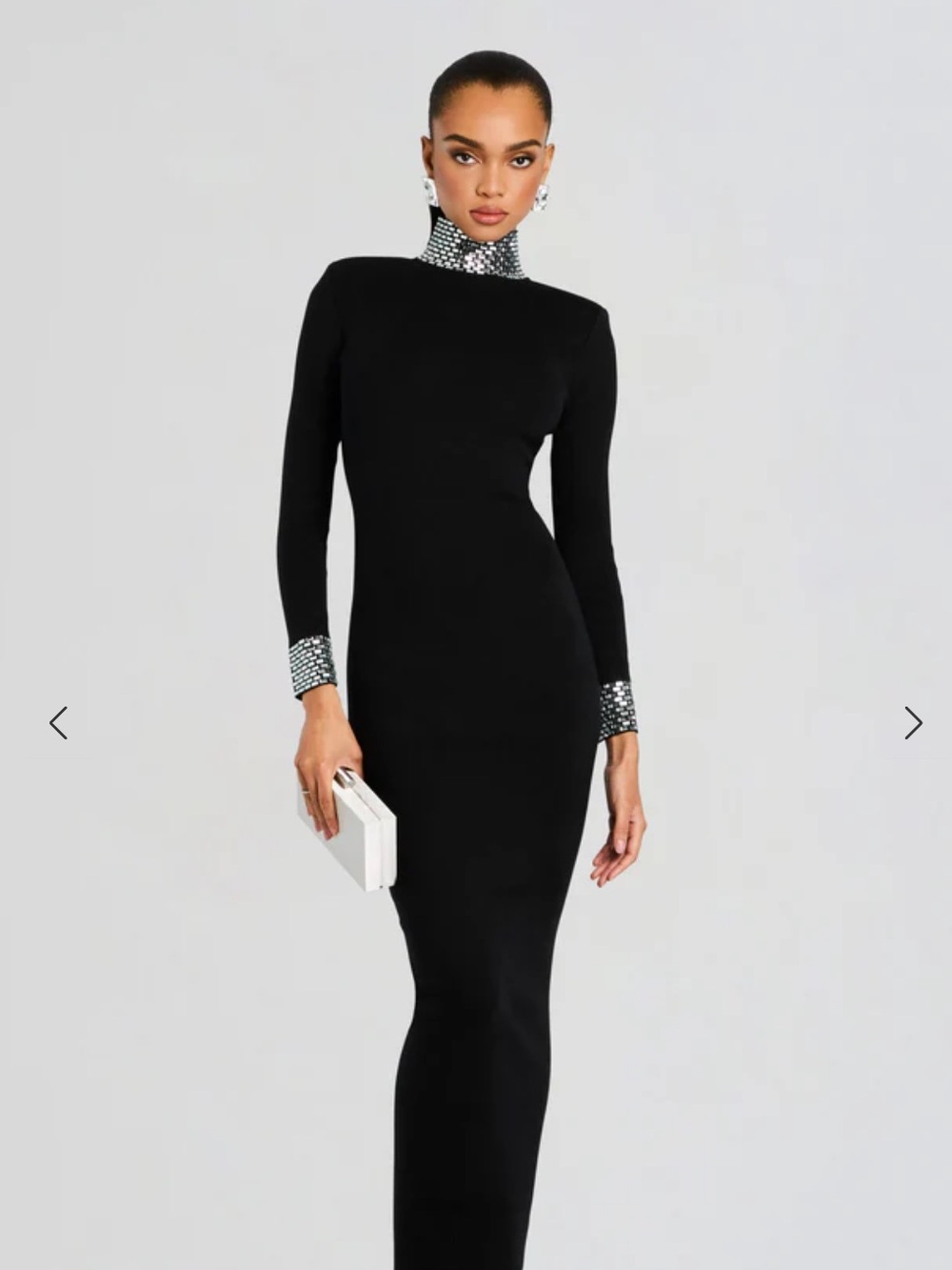 Retrofete Monroe Gown in black - Picture 3 of 4